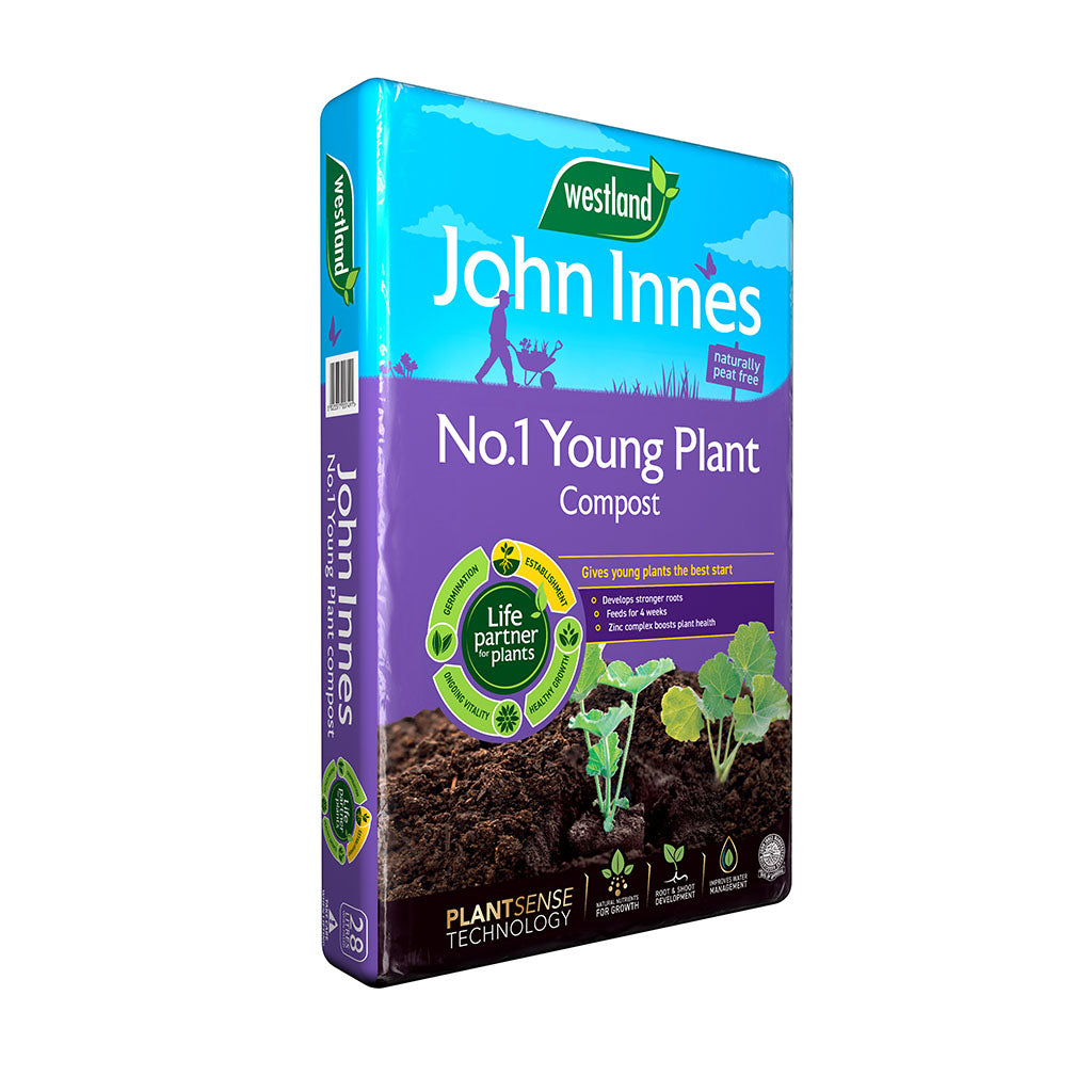 John Innes Peat Free No.1 Young Plant Compost - 28L – Milton Ernest ...